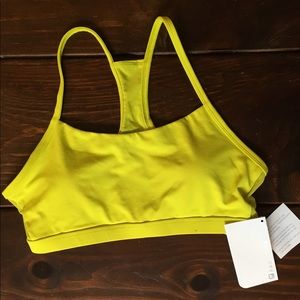 Fabletics Sports Bra Medium Lime Yellow - BNWT